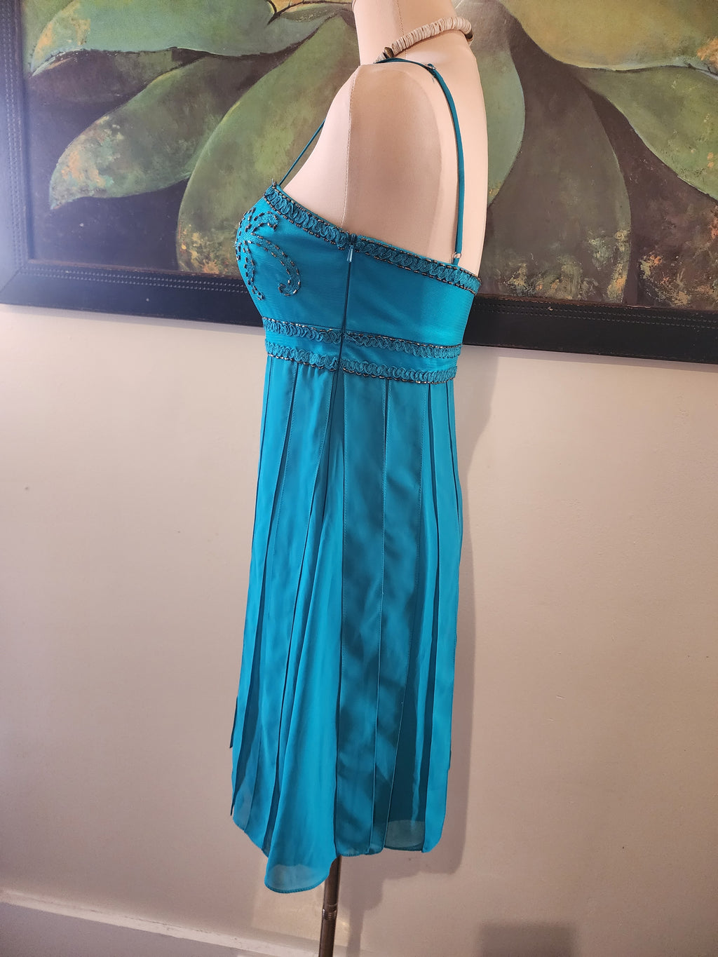 Teal She Comes Dress