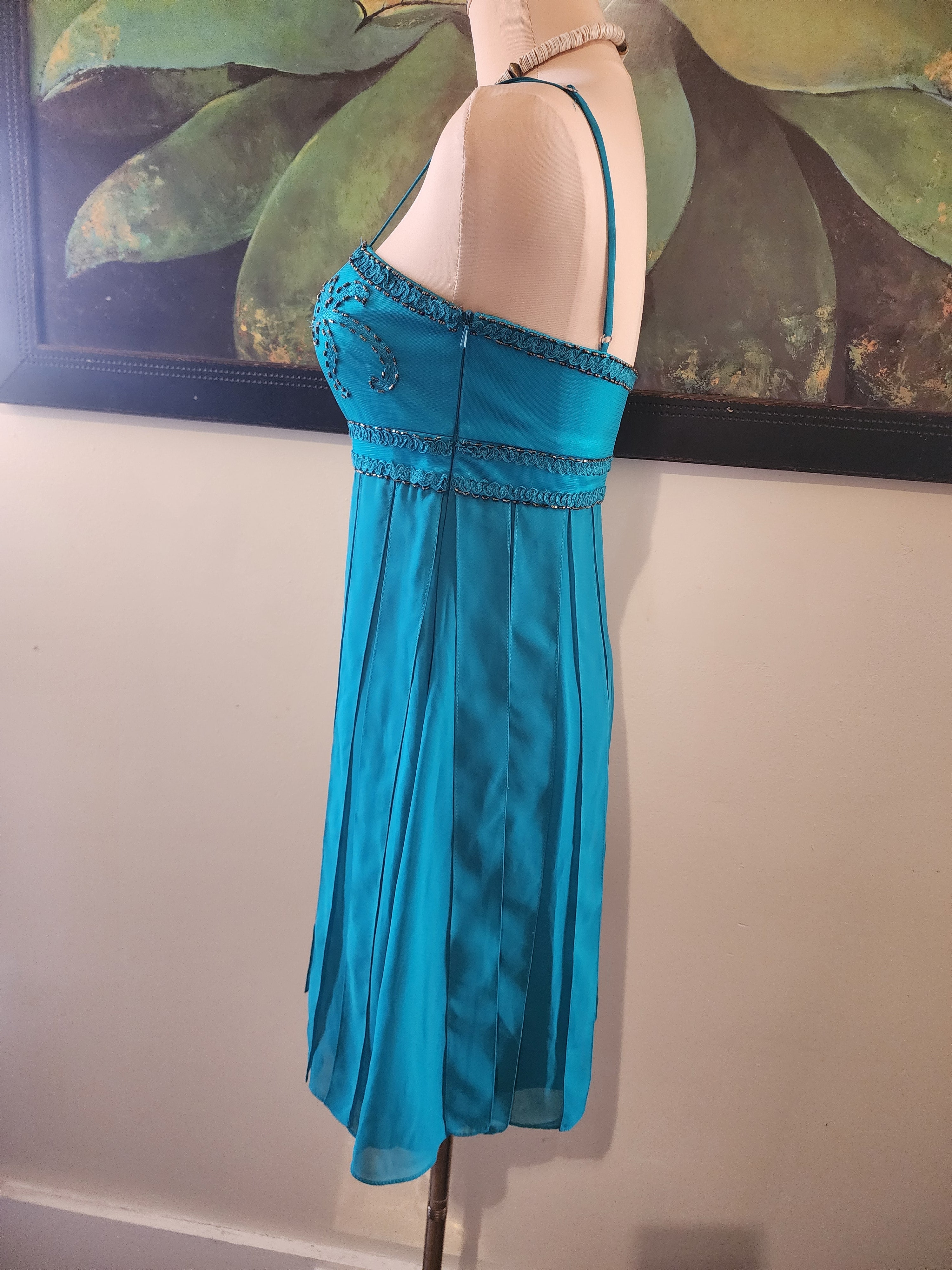 Teal She Comes Dress